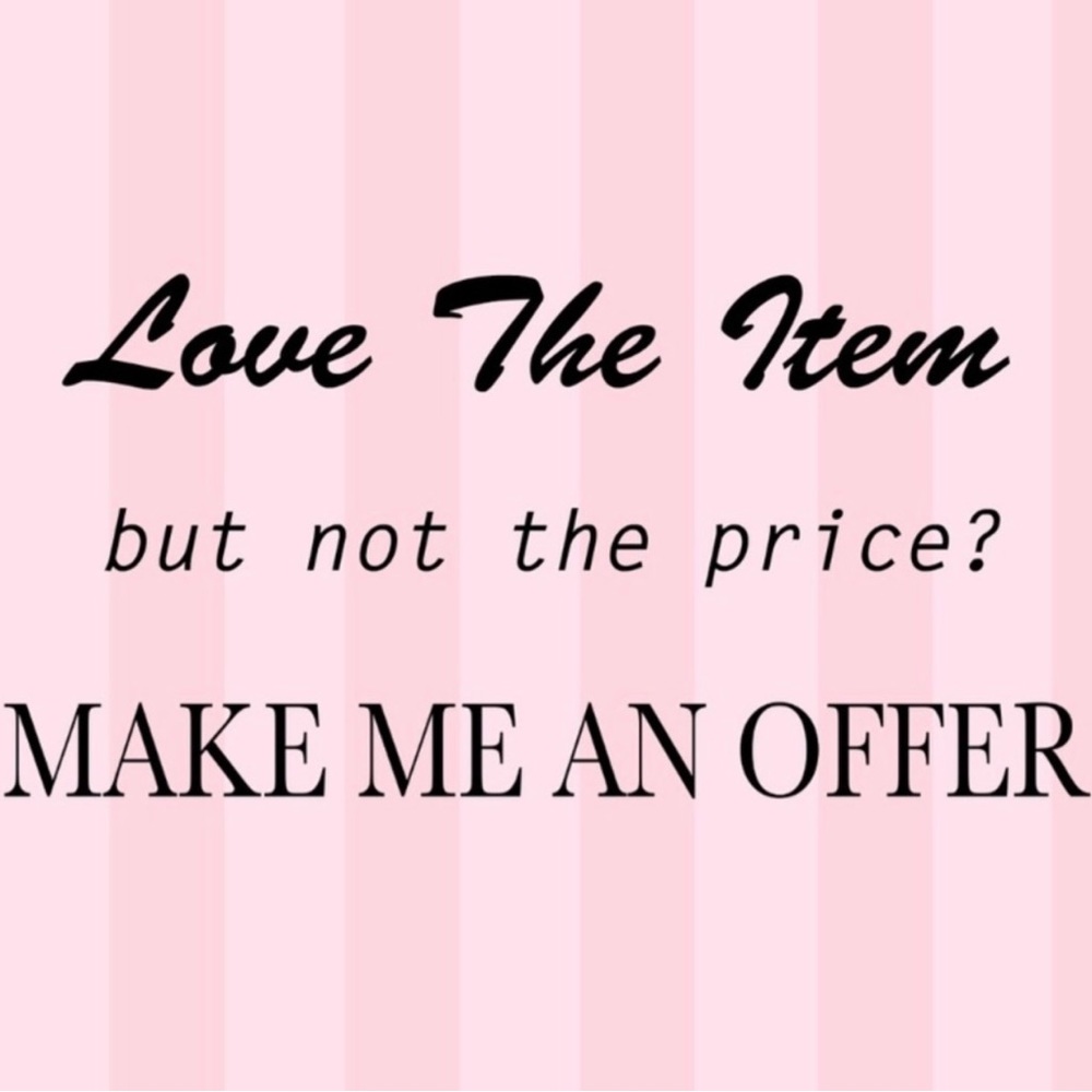 Reasonable offers welcome!!
